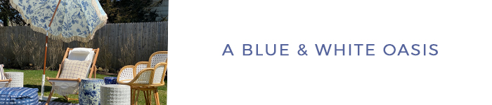 Blue & White Oasis