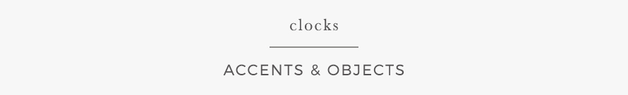 clocks
