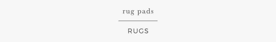 rug pads