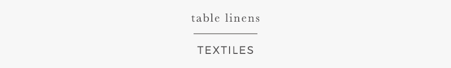 table linens