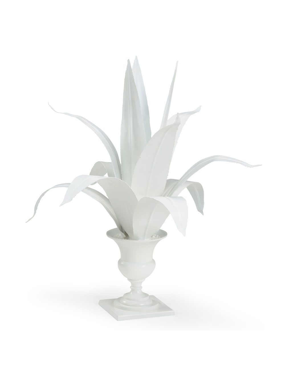 Lyon Tole Flower Planter - White | Chelsea House 383168