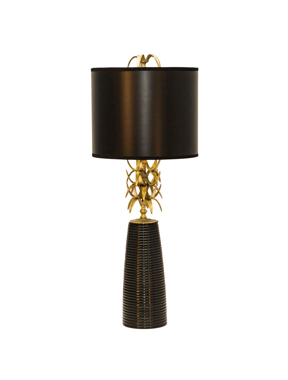 servet samenwerken ten tweede Ananas Table Lamp - Black - Brass | Ro Sham Beaux AN-TL-BR-B