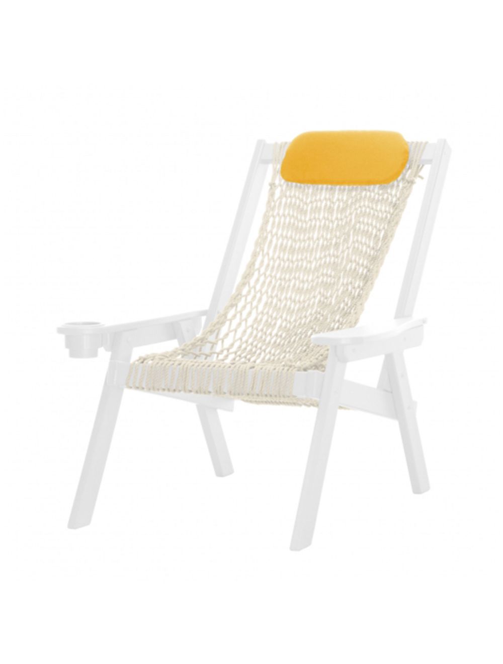 Coastal White Rope Chair Hammock Chair Pawleys Island CCSC WH