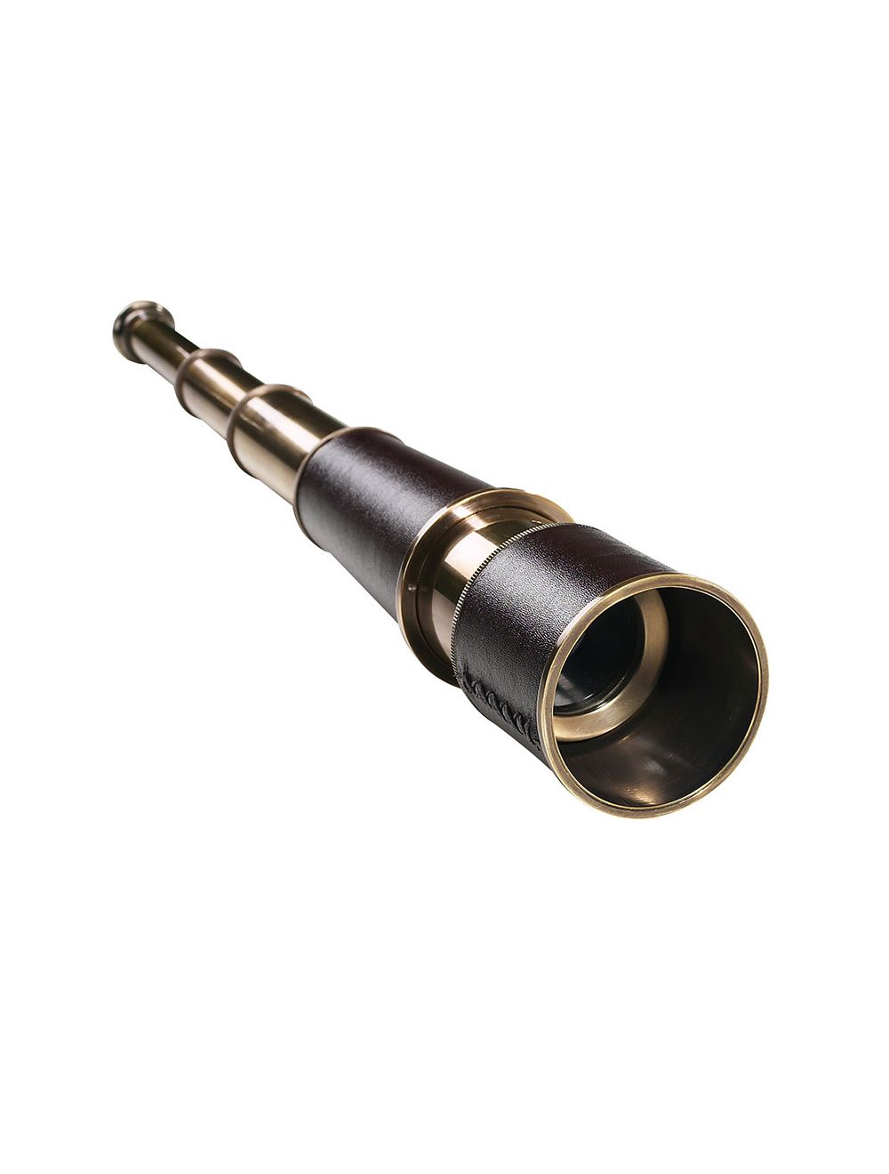 Bronze Spyglass Telescoping Authentic Models Ka023