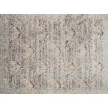 Anastasia Rug - Silver/Plum