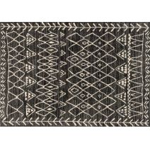 Emory Rug - Black / Ivory