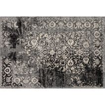 Emory Rug - Black / Ivory