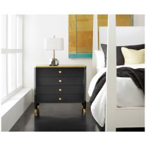 Niles Bedside Chest-Black 