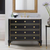 Ebonized Classical Vanity